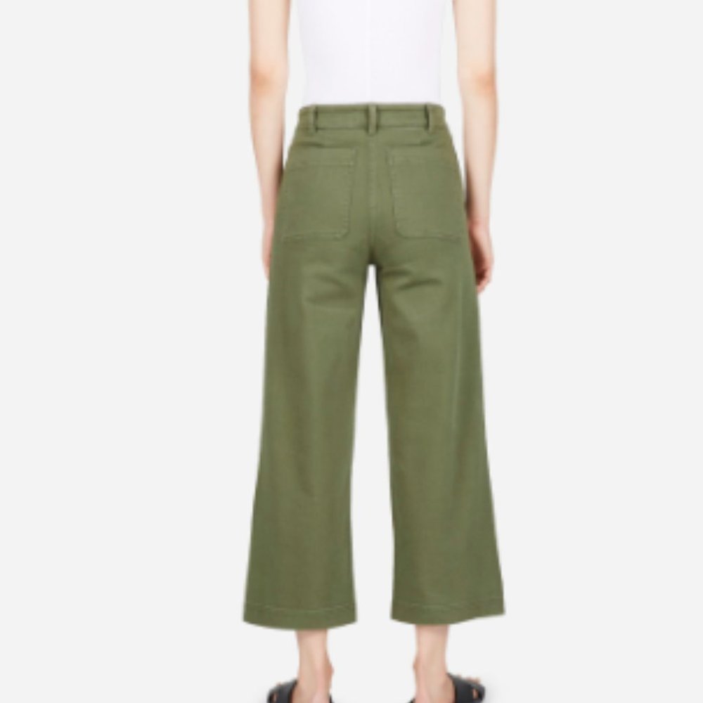Everlane Cropped Wide Leg Pants
